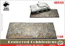 破壊された石畳の道路 (小型ベース) 18cm x 7cm (プラモデル)