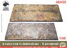 Destroyed Cobblestone / Pavement Two Plaster Bases - Small 18x7cm (Plastic model)