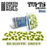 Grass TUFTS - 2mm Self-Adhesive - Realistc Green (Material)
