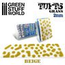 Grass TUFTS - 2mm Self-Adhesive - Beige (Material)