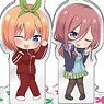 The Quintessential Quintuplets Tehepero Trading Acrylic Stand Key Ring (Set of 10) (Anime Toy)