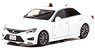 Toyota Mark X 350S +M Super Charger (GRX133) 2016 Metropolitan Police Department Expressway Traffic Police Unit Vehicle (Unmarked Patrol Car White) (Diecast Car)