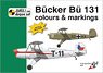 Bucker Bu-131 Color & Markings w/1/48 Decal (Book)