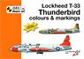 Lockheed T-33 Thunderbird Colours and Markings w/1/48 Decal (Book)