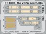 Me262A Seatbelts Steel (for Hobby Boss) (Plastic model)