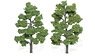 TR1515 Ready Made Realistic Trees 175mm Light Green (Model Train)