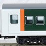 16番(HO) 185系 直流特急形電車 サハ185形 新踊り子色(湘南パターン) (プラスティック製) (増結用単品) (塗装済み完成品) (鉄道模型)