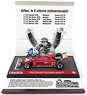 フェラーリ 126CK ターボ 1981年 スペインGP 1位 #27 G.Villeneuve ドライバーフィギュア、アンブレラ付 70 years Gilles (ミニカー)