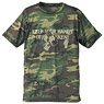 Keep Your Hands Off Eizouken! Camouflage Dry T-shirt Wood Land M (Anime Toy)