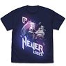 No Game No Life [Shiro] T-shirt Ver.2.0 Navy XL (Anime Toy)