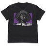 No Game No Life Zero Schwi`s [I Want to Know] T-shirt Black S (Anime Toy)