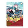[Yurucamp] Leather Pass Case Ver.2 Design 05 (Assembly) (Anime Toy)