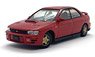 スバル インプレッサ WRX 1994 レッド RHD (ミニカー)