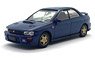 スバル インプレッサ WRX 1994 ブルー LHD (ミニカー)