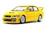 Mitsubishi Lancer Evolution VII Yellow LHD (Diecast Car)