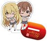 A Certain Scientific Railgun T Puchikko Acrylic Figure Mikoto Misaka & Misaki Shokuhou (Anime Toy)