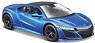 Acura NSX MT Blue (Diecast Car)