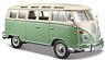 Volkawagen Van Samba Cream / Green (Diecast Car)