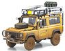 Land Rover Defender 90 `Camel Trophy` Borneo 1985 (Yellow) Dirty ver. (Diecast Car)