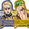 [JoJo`s Bizarre Adventure: Golden Wind] Star Glitter Acrylic Badge [Hitman Team] (Set of 7) (Anime Toy)