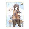 [Rascal Does Not Dream of Bunny Girl Senpai] Leather Pass Case Design 01 (Mai Sakurajima/A) (Anime Toy)