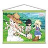 [Girls und Panzer] B2 Tapestry -Oshida & Ando Flower Decoration Showdown Ver.- (Anime Toy)