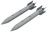 B-61 Nuclear Bombs (2 Pieces) (Plastic model)