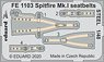 Spitfire Mk.I Seatbelts Steel (for Airfix) (Plastic model)