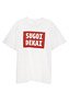 [Uzaki-chan Wants to Hang Out!] Sugoku Dekai T-shirt (Short Sleeve/White) L (Anime Toy)