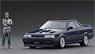 Nissan Skyline GTS-R (R31) Blue Black with Mr. Hoshino (Diecast Car)