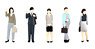 1/80 Super Mini Figure 8 Expert Office Worker Set 2 (Model Train)