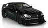 LBWK Mercedes-Benz C63 Coupe Matte Black (Diecast Car)