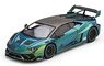 LB Works Lamborghini Huracan GT Magic Green Tarmac Works Limited (LHD) (Diecast Car)