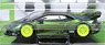 LB Works Lamborghini Huracan GT Magic Green Tarmac Works Limited (Chase Car) (Diecast Car)