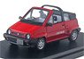 Honda City Cabriolet (1984) Flame Red (Diecast Car)