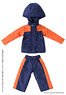 Mountain Parker & Short Pants Set (Navy x Orange) (Fashion Doll)
