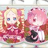 Re:Zero -Starting Life in Another World- Tojicolle Acrylic Key Chain Vol.2 (Set of 5) (Anime Toy)