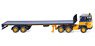 (HO) スカニア フラットベッド トレーラートラック `ASG` (鉄道模型)