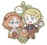Bungo Stray Dogs Big Rubber Strap Vol.2 04 (Francis.F & Louisa.A) (Anime Toy)