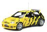 Renault Clio Maxi Presentation (Black / Yellow) (Diecast Car)