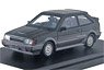 Mazda Familia Full Time 4WD GT-X (1985) Sparkling Black M / Luster Silver M (Diecast Car)