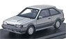 MAZDA FAMILIA FULL TIME 4WD GT-X (1985) サンビームシルバーM / ラスターシルバーM (ミニカー)