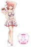 My Teen Romantic Comedy Snafu Fin Acrylic Figure L Yui Yuigahama Flower Pattern (Anime Toy)