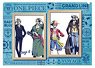 One Piece Charabae Clear File (A Luffy / Zoro / Sanji / Law) (Anime Toy)
