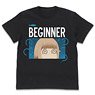 Diary of Our Days at the Breakwater Hina`s Fishing Beginner T-shirt Black S (Anime Toy)
