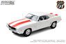 1969 Chevrolet Camaro Z10 `Pace Car Coupe` - White with Orange Stripes and Black Houndstooth Interior (Diecast Car)