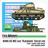 WWII 米 M3リー中戦車「ルル・ベル号」デカールセット (各社1/35 M3中戦車対応) (デカール)