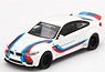 LB Works BMW M4 White / M Stripe (LHD) (Diecast Car)