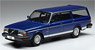 Volbo 240 Polar 1988 Metallic Blue (Diecast Car)