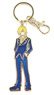 One Piece Stained Glass Style Key Chain Sanji (Anime Toy)